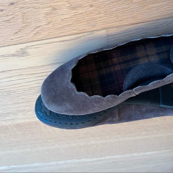 Born Scalloped Suede Flats - Picture 7 of 11